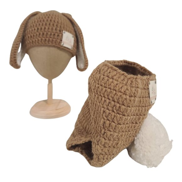 Napier Bunny Ear Knit Hat and Diaper Cover - Picture 6 of 6
